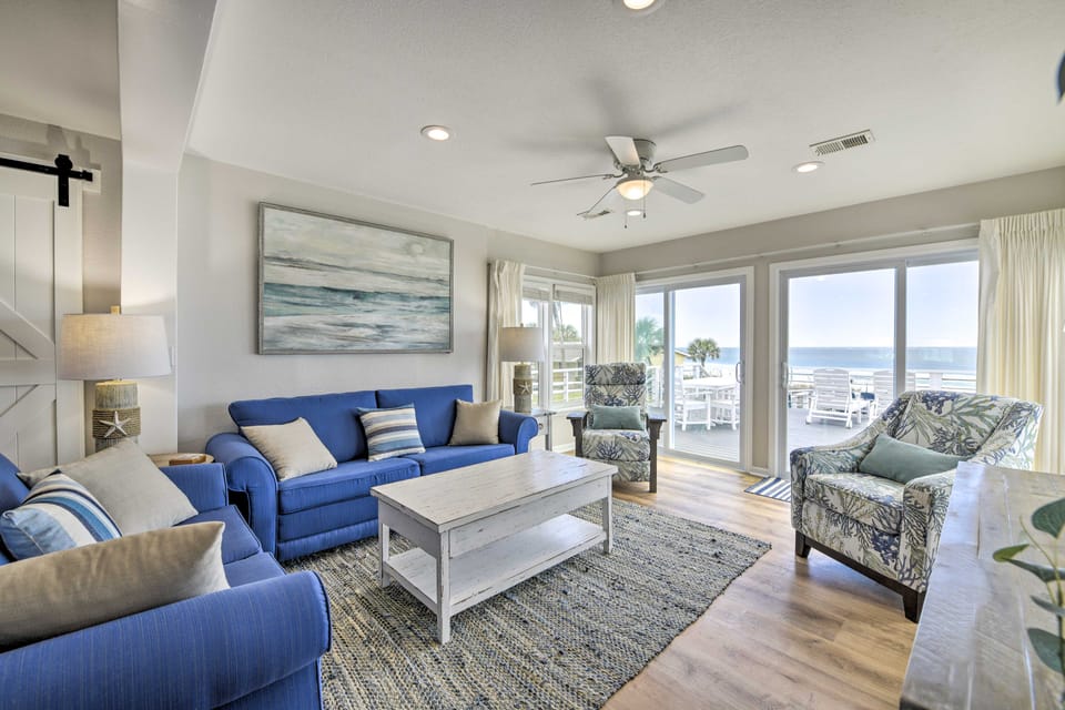 Breezy PCB Retreat w/ Direct Beach Access! Cottage in Sunnyside