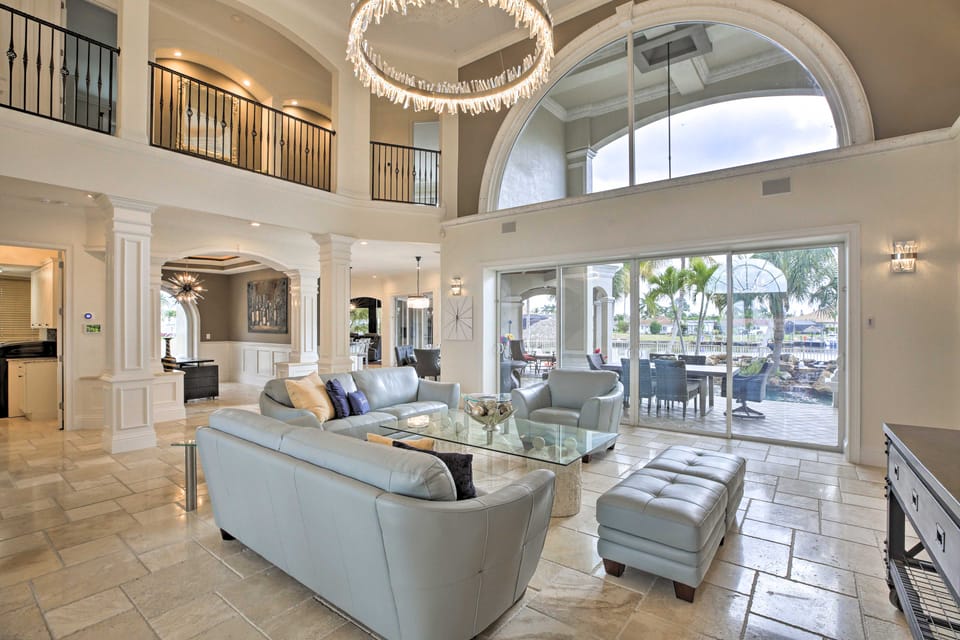 Luxe Cape Coral Escape w/ Boat Dock + Cabana! House in Cape Coral