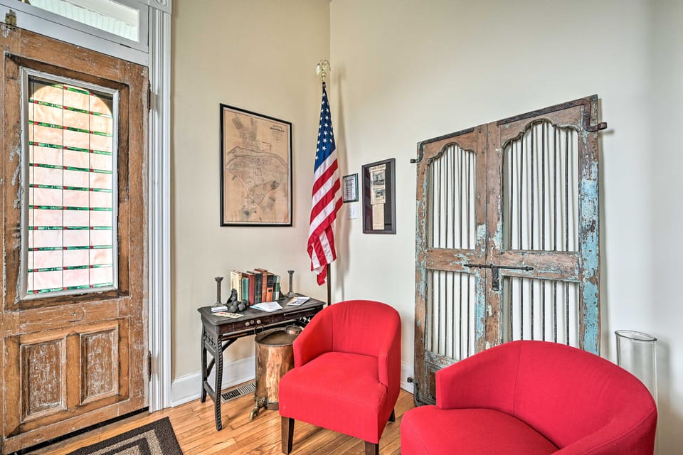 Historic 'Watson' Brick House w/ Private Deck! House in Danville