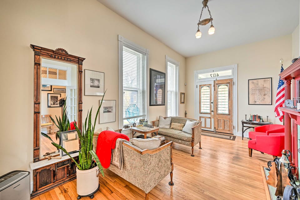 Historic 'Watson' Brick House w/ Private Deck! House in Danville