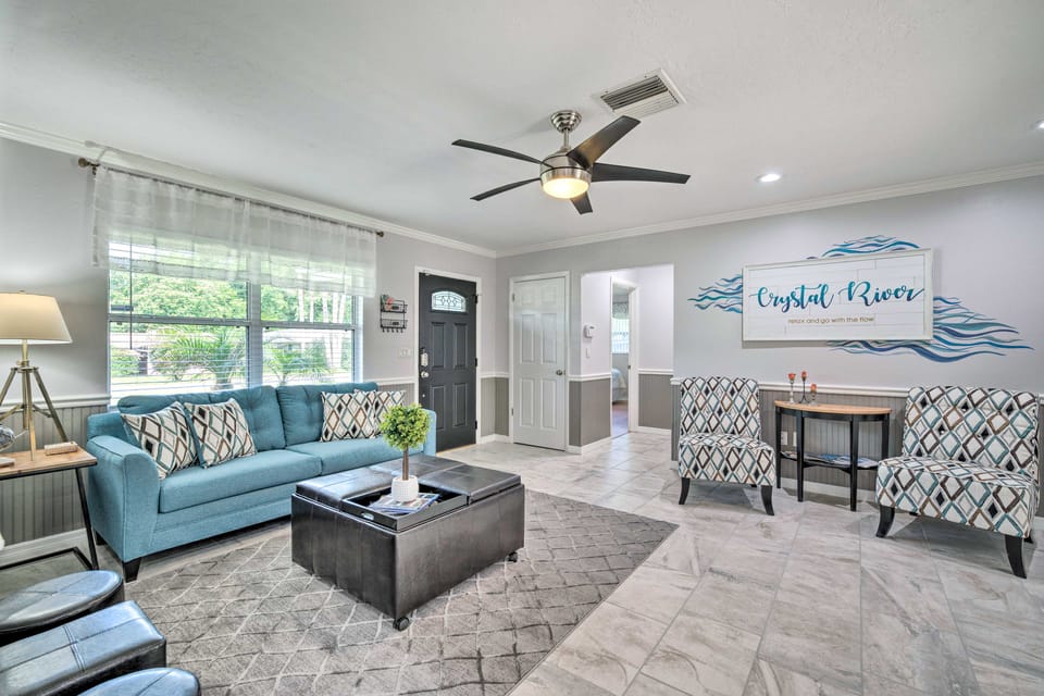 Hot Tub + Game Room: Crystal River Retreat! House in Florida