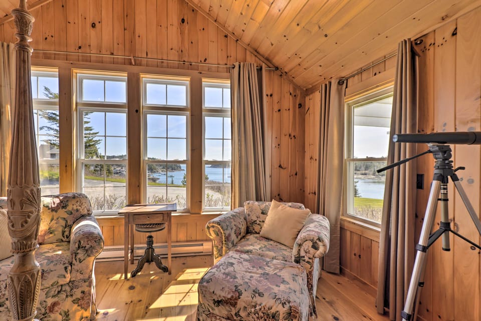 Charming Ocean-View Cottage on Cutler Harbor Cottage in Maine
