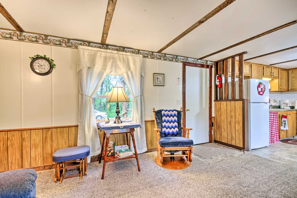 Goats On-Site! Unique Creekside Escape in Ozarks House in Ozark Mountains