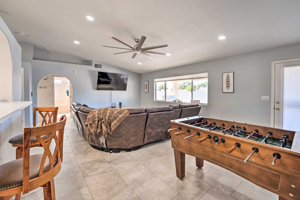 Patio + Fire Pit: Central Home in Lake Havasu City House in Lake Havasu City