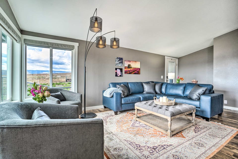 Quincy Home on Lavender Farm w/ River Views! House in Kittitas County