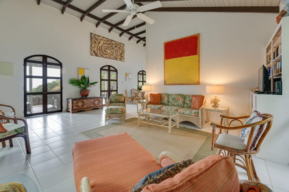 Nevis Home w/ Pool, Stunning Jungle & Ocean Views! House in Leeward Islands