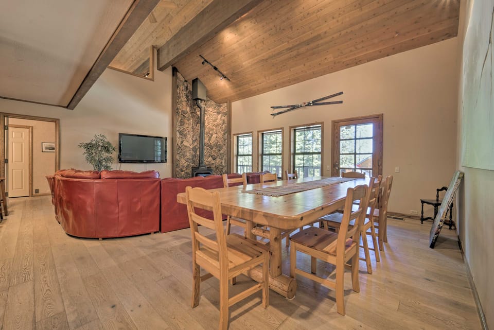 Wraparound Deck & Pool Access: Truckee Cabin House in Truckee