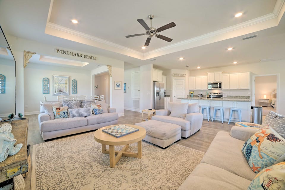 Port St Joe 'Mermaid Cove' Getaway w/ Patio! House in Florida