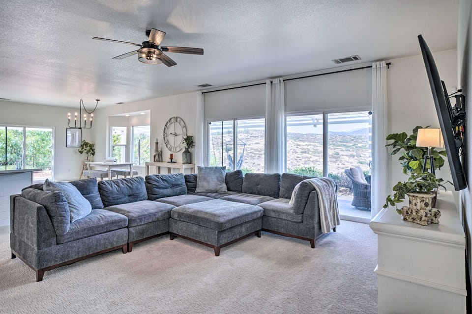 Beautiful Hemet Home: Large Patio & Mtn Views! House in Southern California