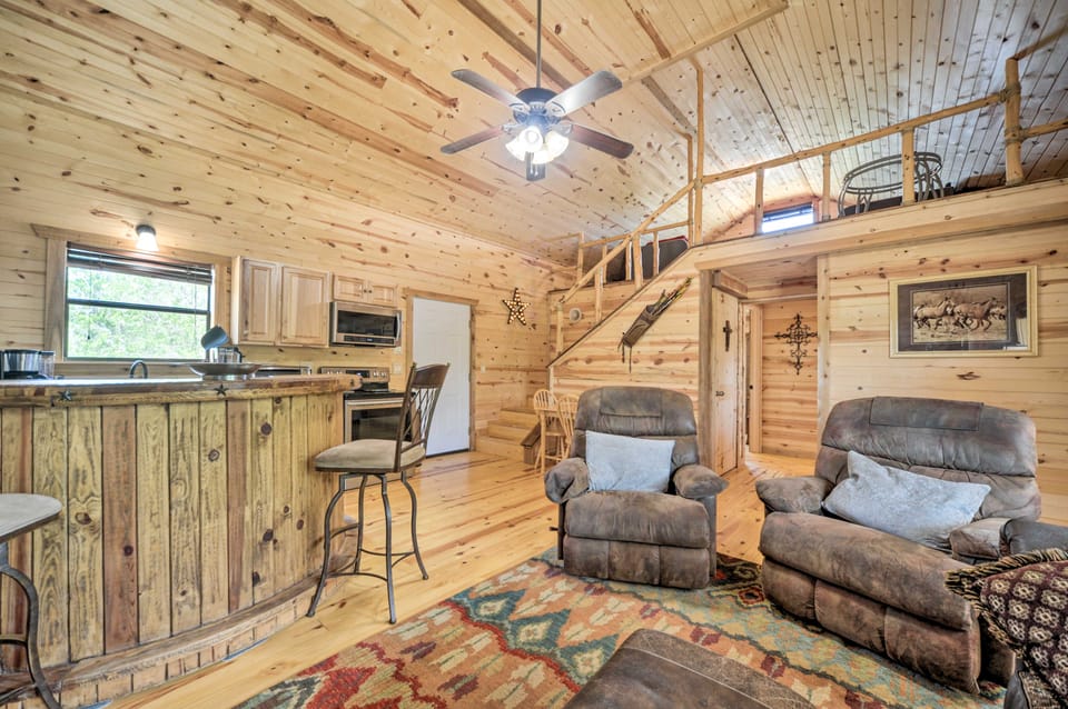 2 Rustic Cabins w/ Porches on Remote Ranch! House in Rio Grande