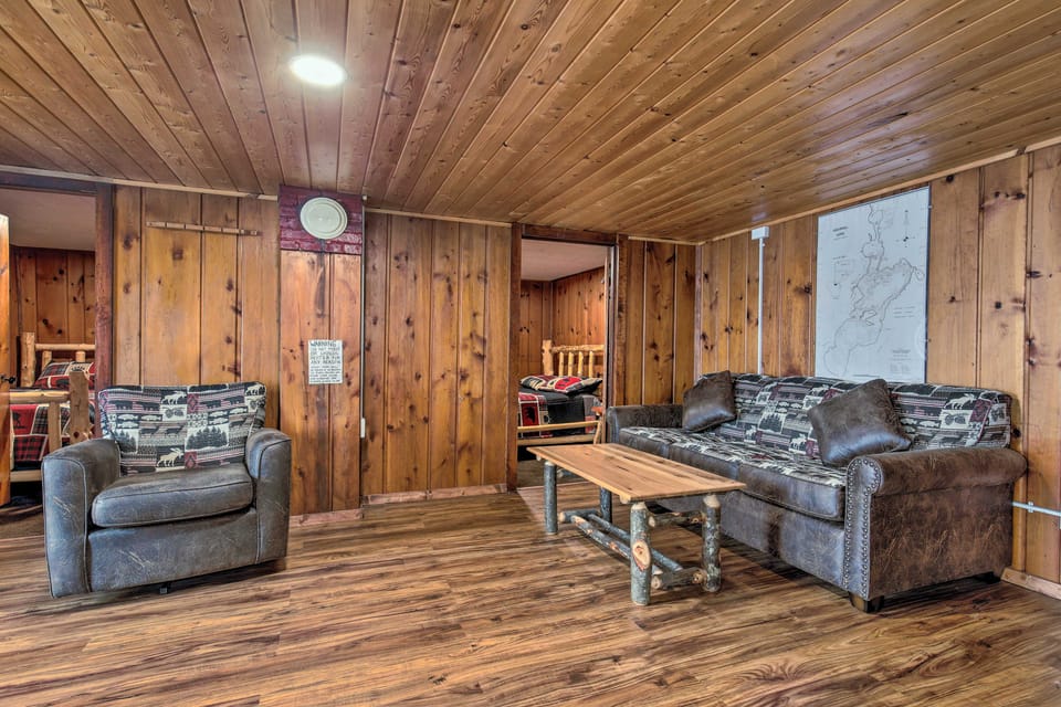 Lakefront Minocqua Cabin w/ Dock & Fire Pit! House in Wisconsin