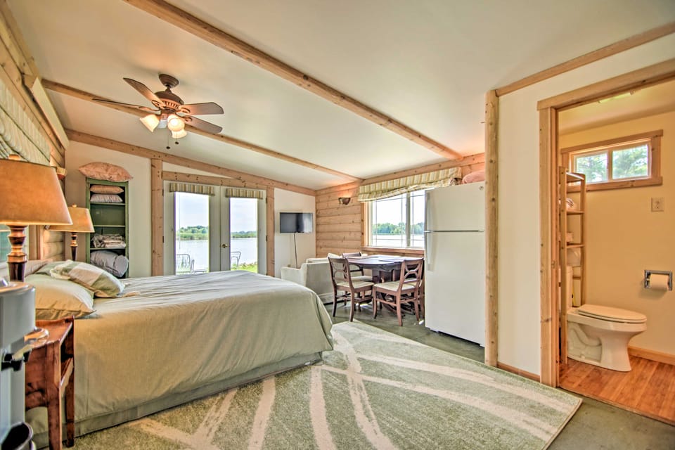 Rock River Access! Peaceful Horicon Studio Apartment in Wisconsin