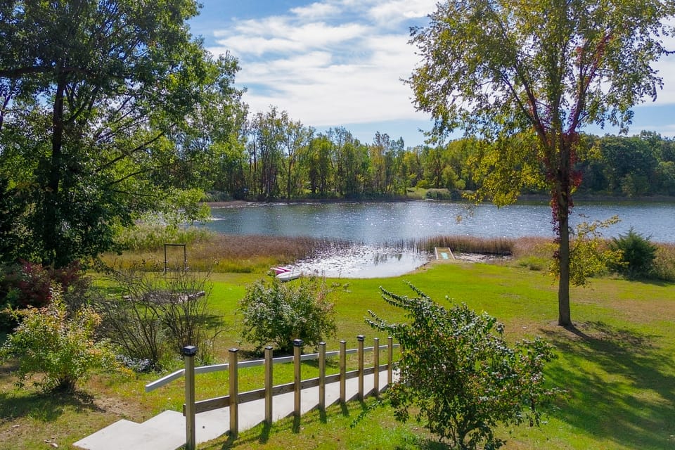 Family Friendly! Private Lake w/ Room to Roam House in Michigan