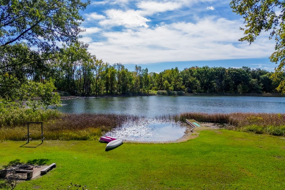 Family Friendly! Private Lake w/ Room to Roam House in Michigan