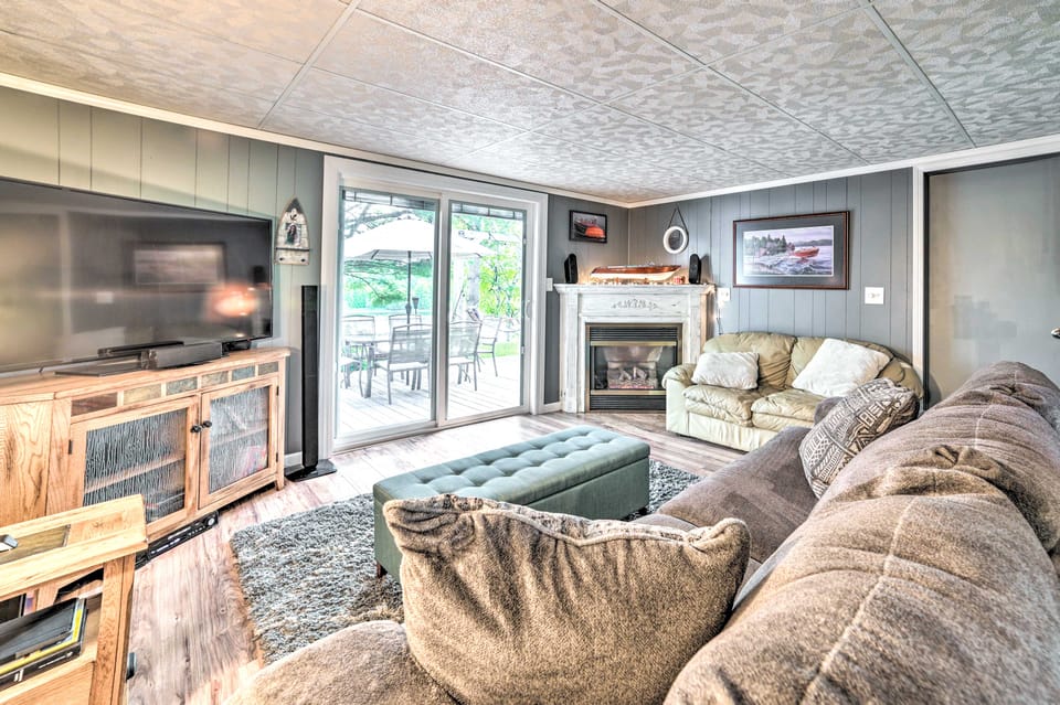Riverfront Home w/ Dock ~ 6 Mi to Cheboygan! Cottage in Michigan