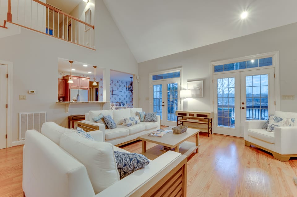 Waterfront Sherrills Ford Home w/ Pool & Boat Dock House in Sherrills Ford
