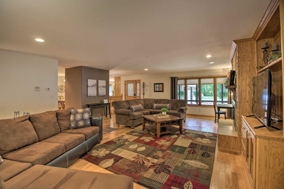 Spacious Verndale Home w/ Backyard Fire Pit! House in Minnesota