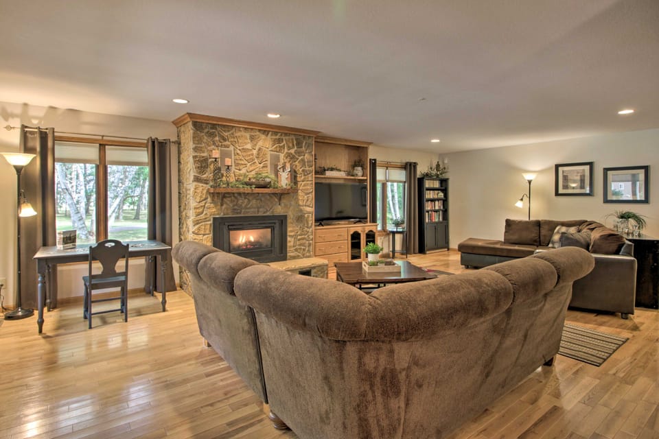 Spacious Verndale Home w/ Backyard Fire Pit! House in Minnesota