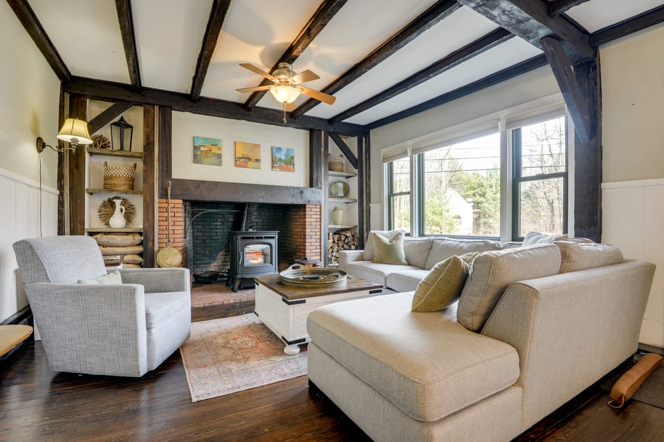 Historic Home w/ Modern Updates on < 4 Acres House in Massachusetts