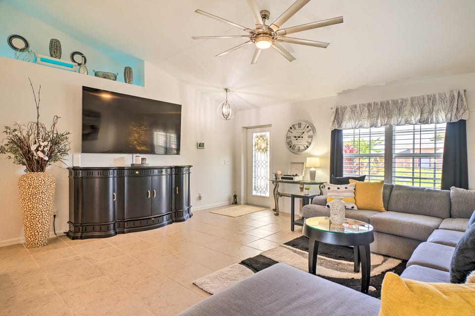 Chic Cape Coral Oasis w/ Pool: 5 Mi to Beach! House in Cape Coral