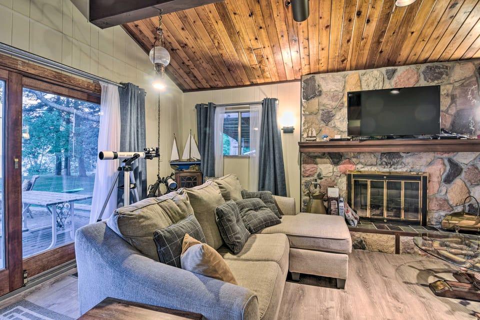 Lakefront Forestville Paradise w/ Private Beach! House in Michigan