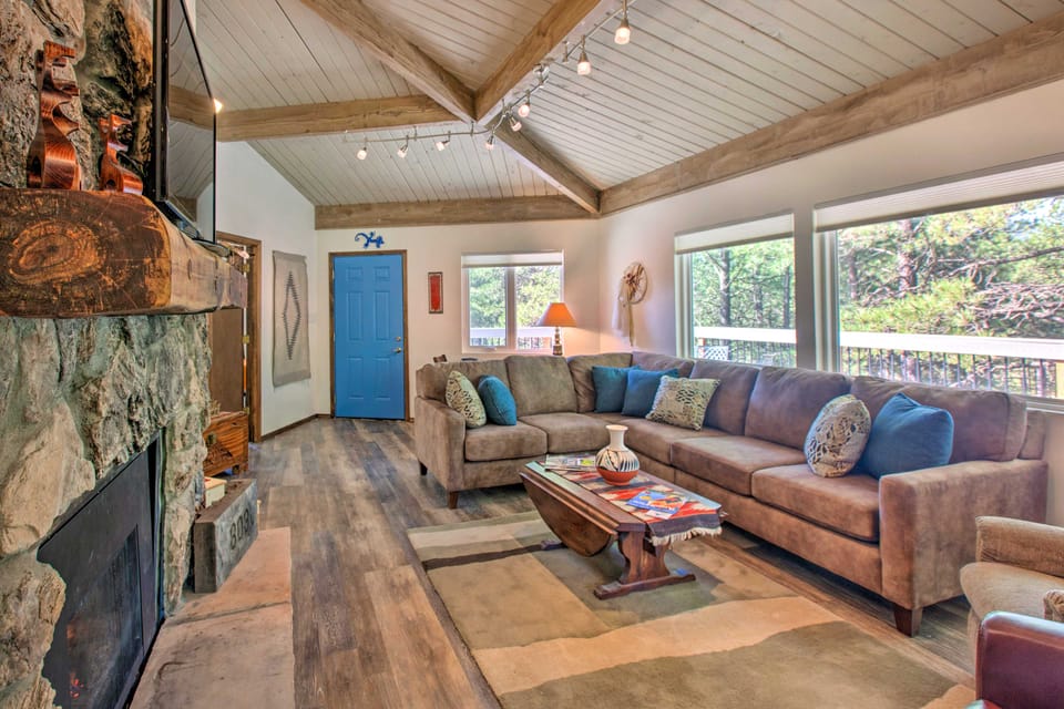 Angel Fire Home w/ Deck ~ 3 Mi to Ski Resort! House in Angel Fire