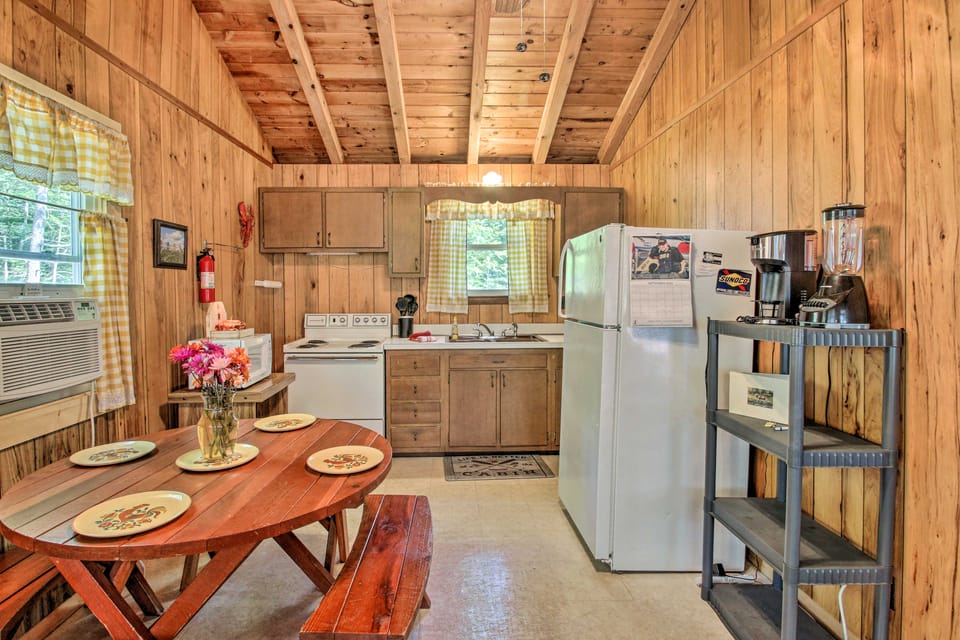 'The Birches' Raymond Getaway w/ Beach & Boat Dock House in Casco