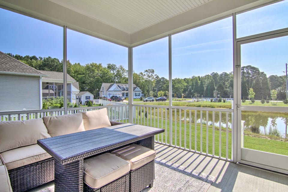 4 Mi to Beach: Frankford Home w/ Game Room House in Sussex County