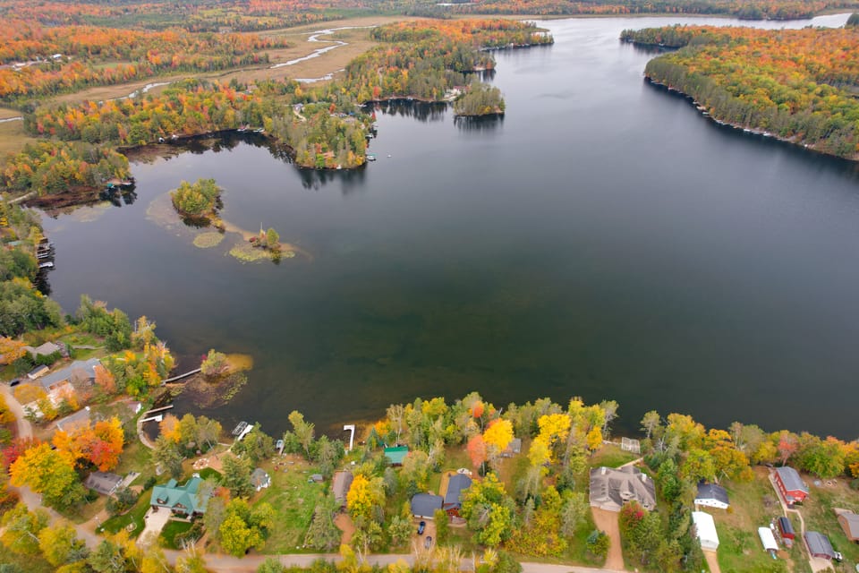 Elcho Escape w/ Private Dock on Post Lake! House in Wisconsin