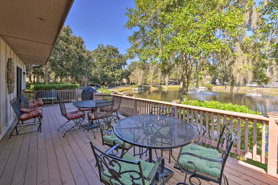Palmetto Dunes Villa w/ Deck & Lagoon Views! Villa in Hilton Head Island