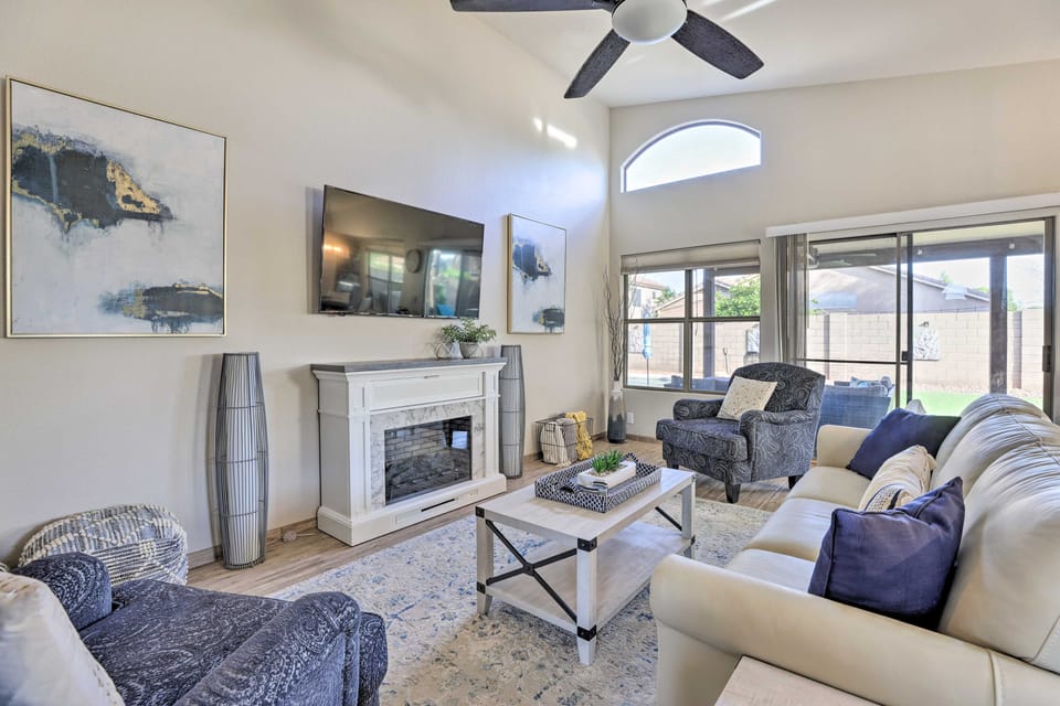 Close to Spring Training! Serene Retreat in Gibert House in Gilbert