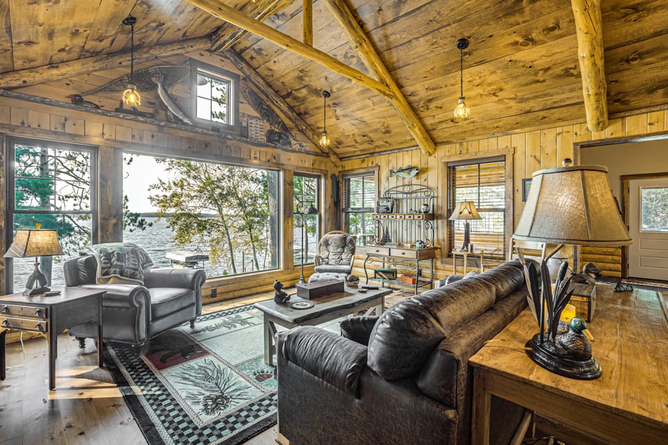 Quiet Lakefront Conover Cabin Near ATV Trails House in Wisconsin