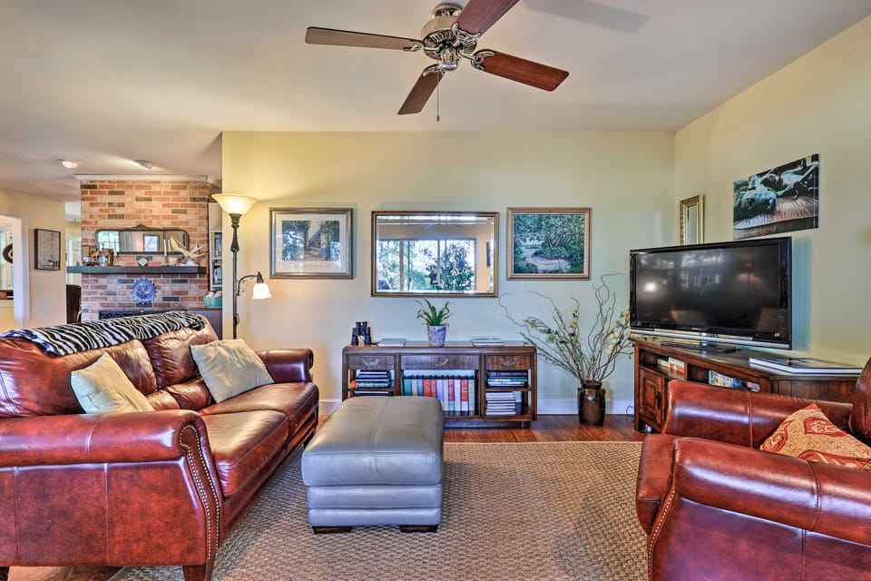 Rustic Beaufort Home w/ Stunning Marsh Views! House in Beaufort