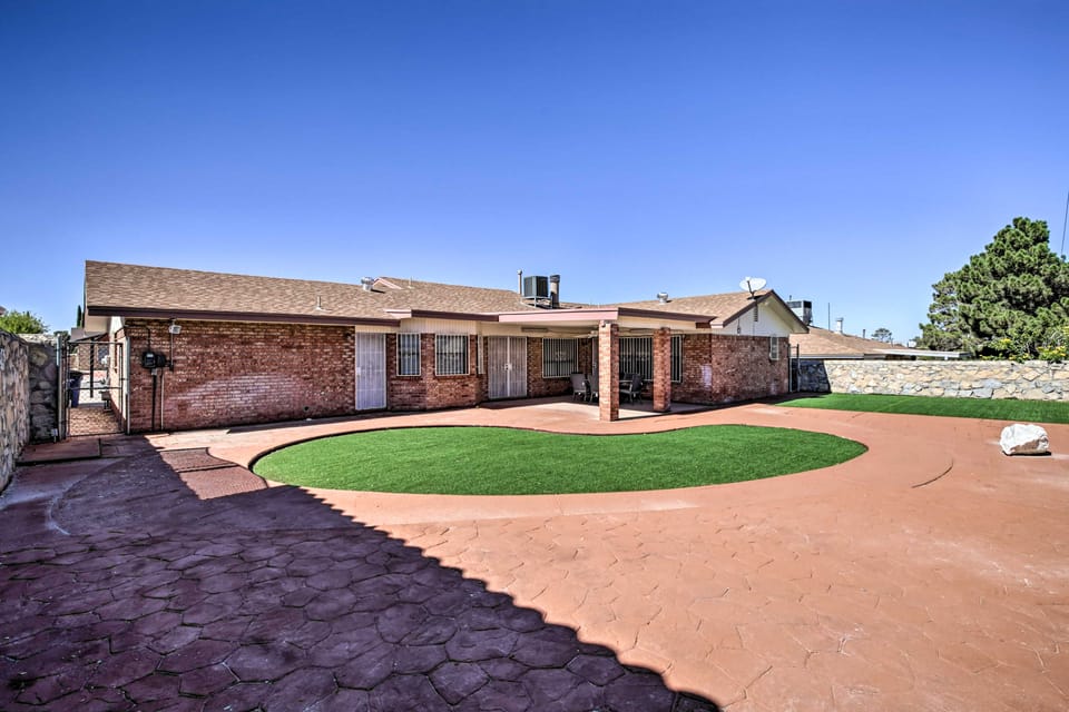 Large Yard: Family-Friendly El Paso Rental Home House in Ciudad Juarez