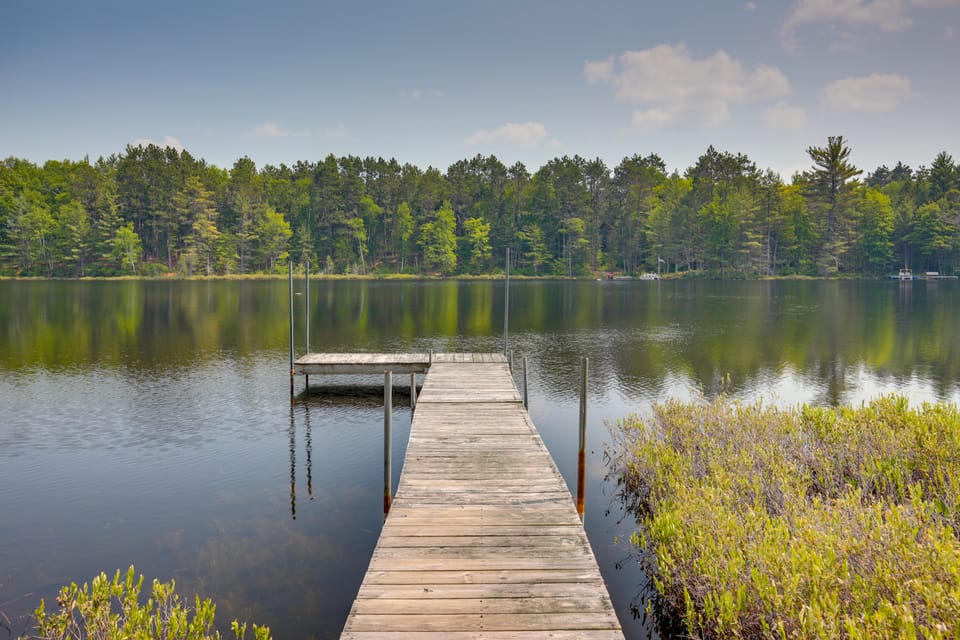 Lakefront Minocqua Getaway: Dock, Game Room! House in Wisconsin