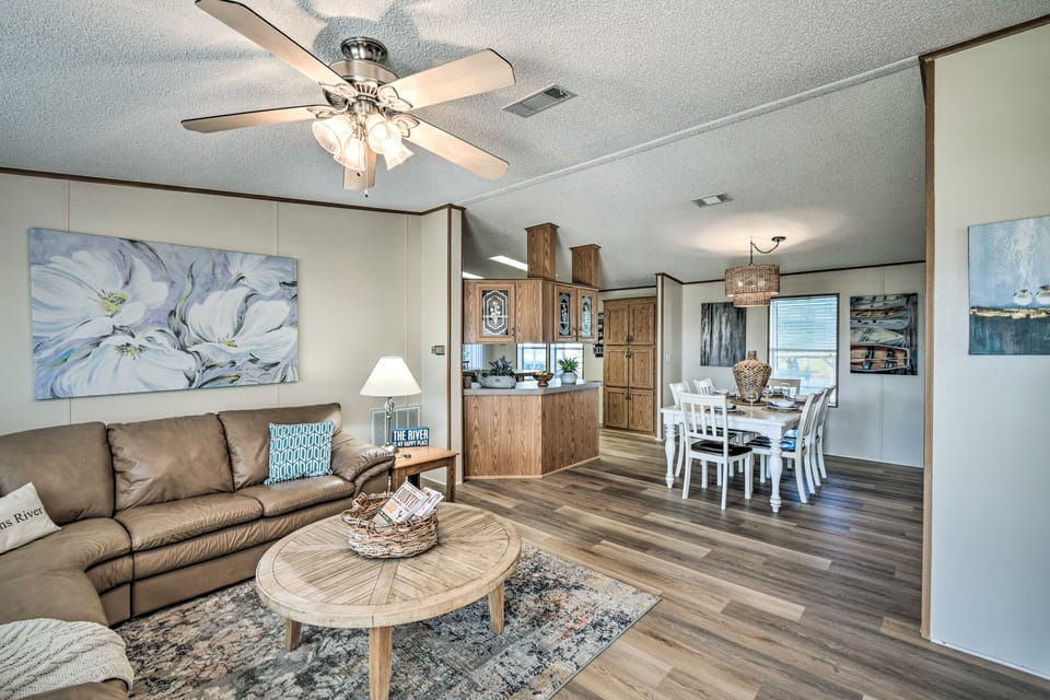 Sunny Waterfront Welaka Home w/ Private Dock! House in Welaka