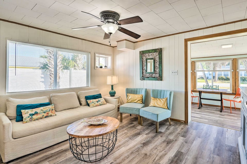 Private Bid-A-Wee Beach Access! PCB Home w/ Pool House in Panama City Beach