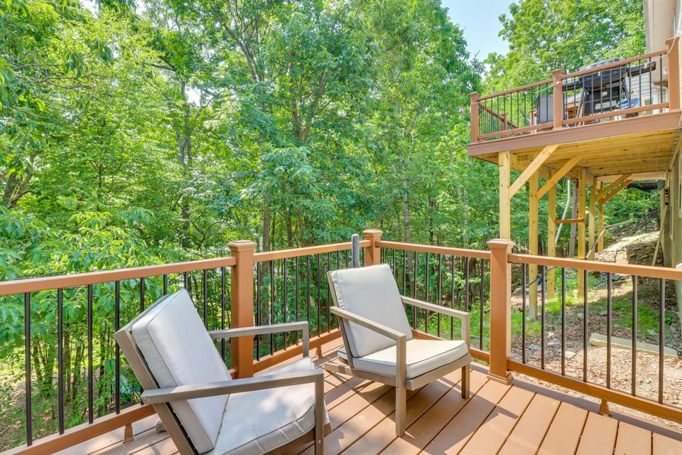Gas Grill, Lake Access: Scenic Poconos Retreat! House in Stroud Township
