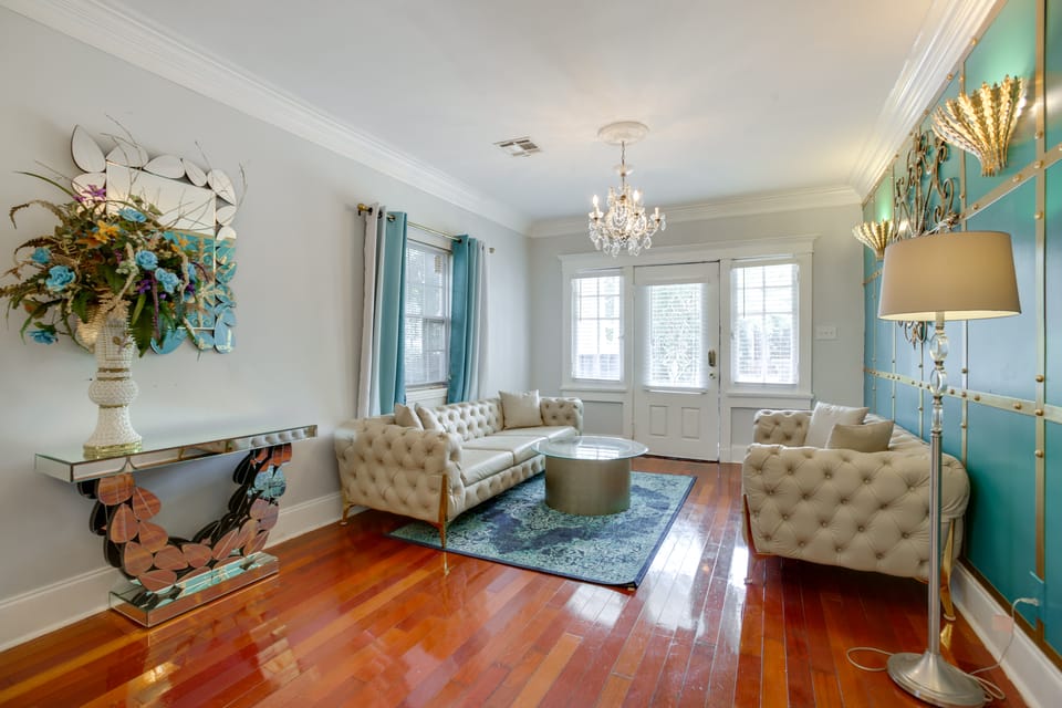 2 Mi to Audubon Park: Glam NOLA Gem House in New Orleans