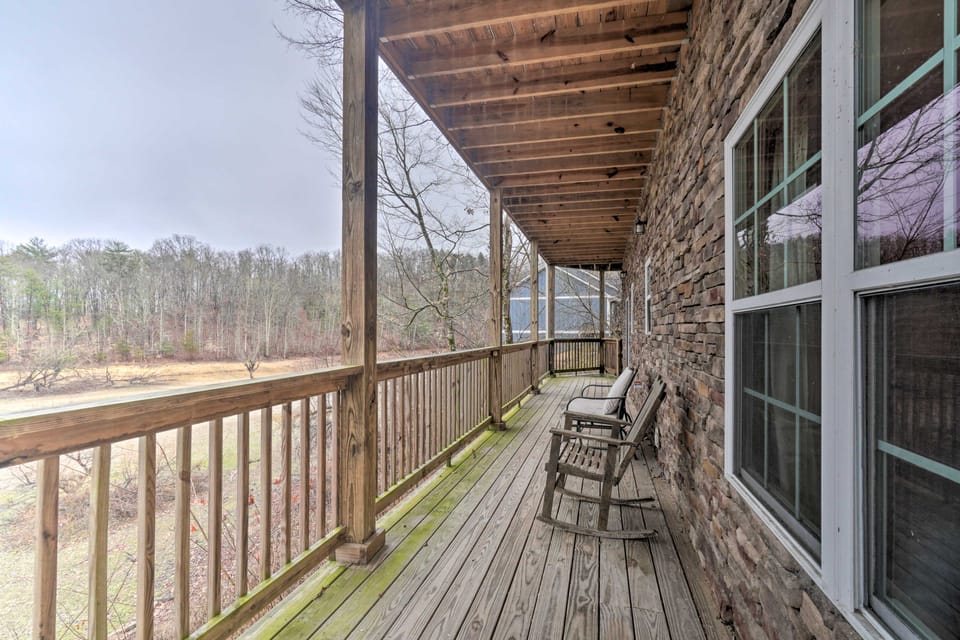 Sevierville Cabin w/ Lake Views & Wraparound Porch House in Douglas Lake