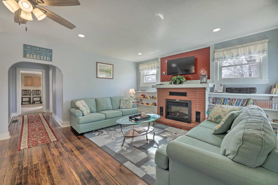 Manchester Getaway on Ohio River Scenic Byway House in Ohio