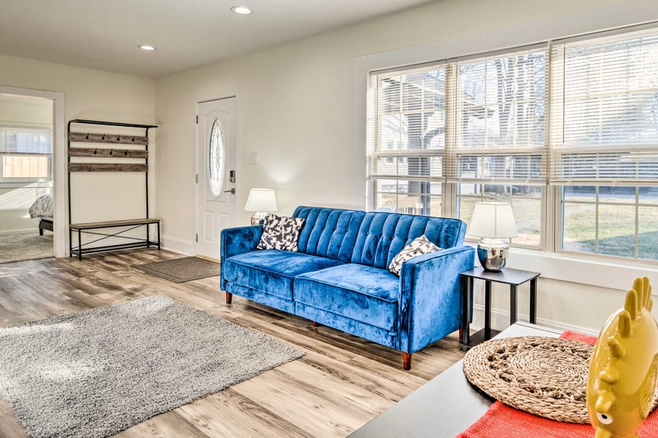 Renovated Indianapolis Home: Central A/C & Porch House in Meridian-Kessler