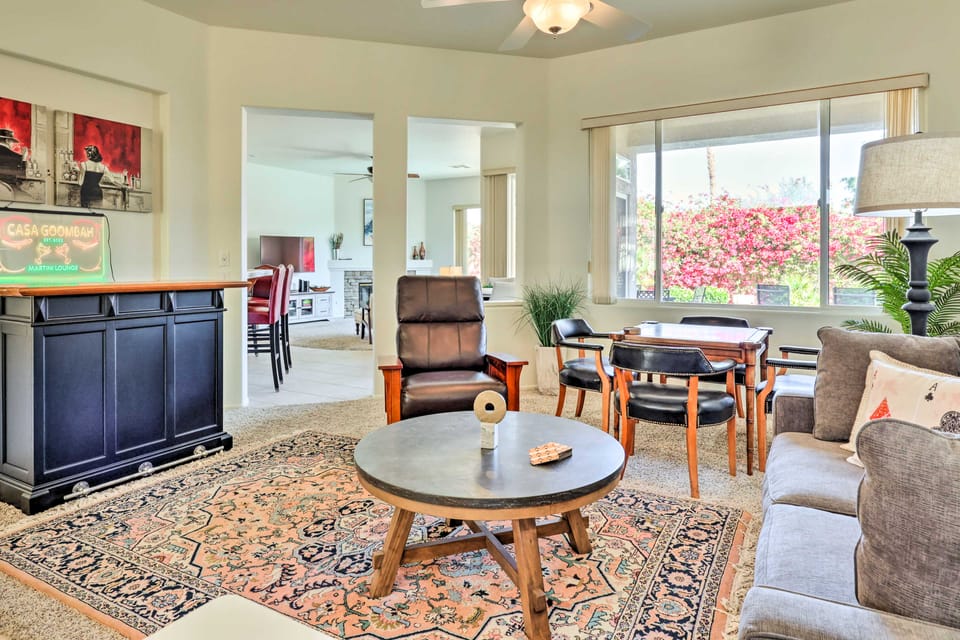 Private Pool + Patio: Luxe Palm Desert Retreat House in Palm Desert