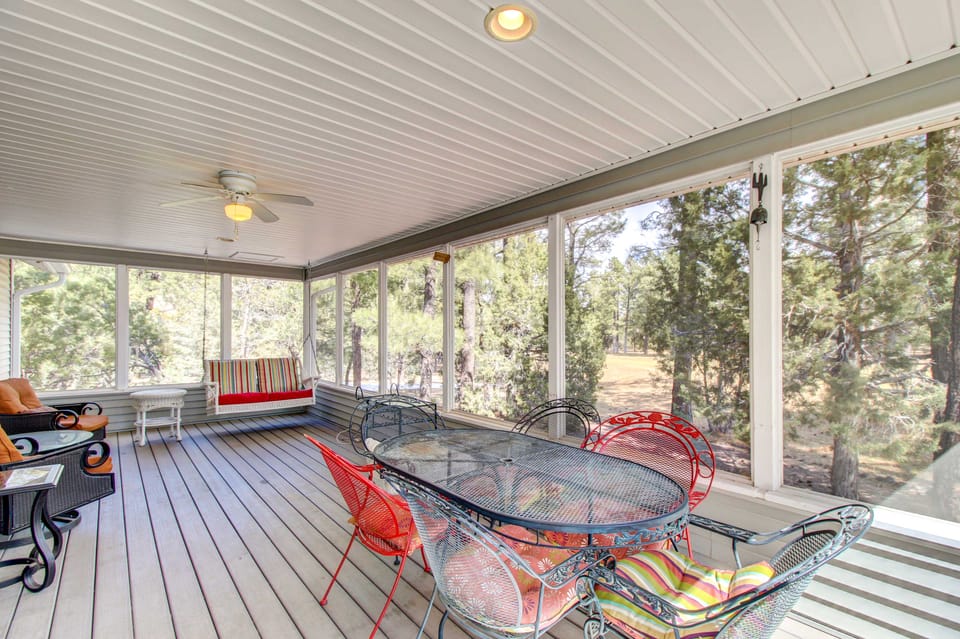 Winter Hikes & Ice Fishing Fun: Cozy Show Low Home House in Show Low