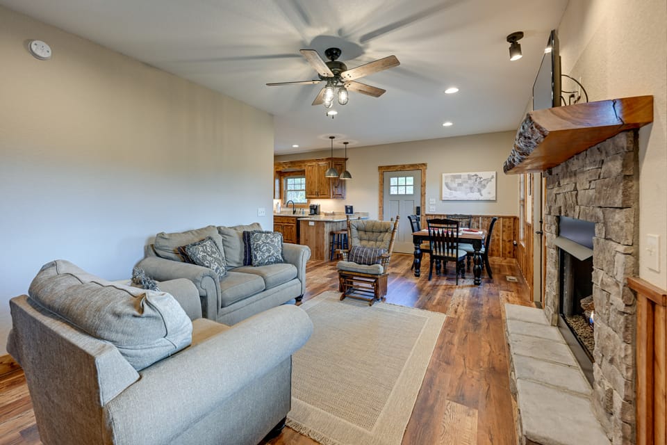 Smoky Mountain Cabin Rental: Game Room, Fire Pit! House in Tennessee