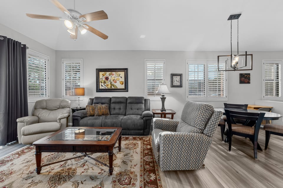 Patio, Grill & Pool Access: Family Retreat in Mesa Apartment in Mesa