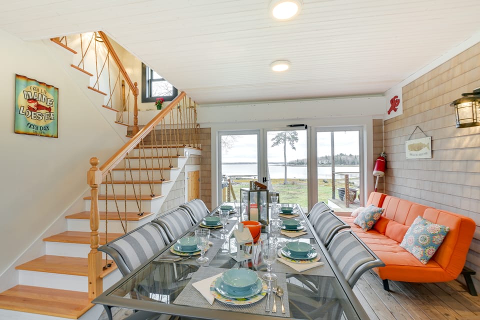 Waterfront Deer Isle Apartment w/ Fire Pit Apartment in Deer Isle