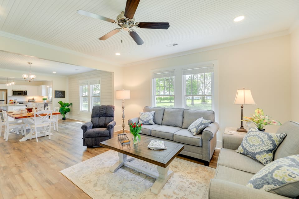 New Bern Vacation Rental on Farm w/ Fire Pit! House in North Carolina