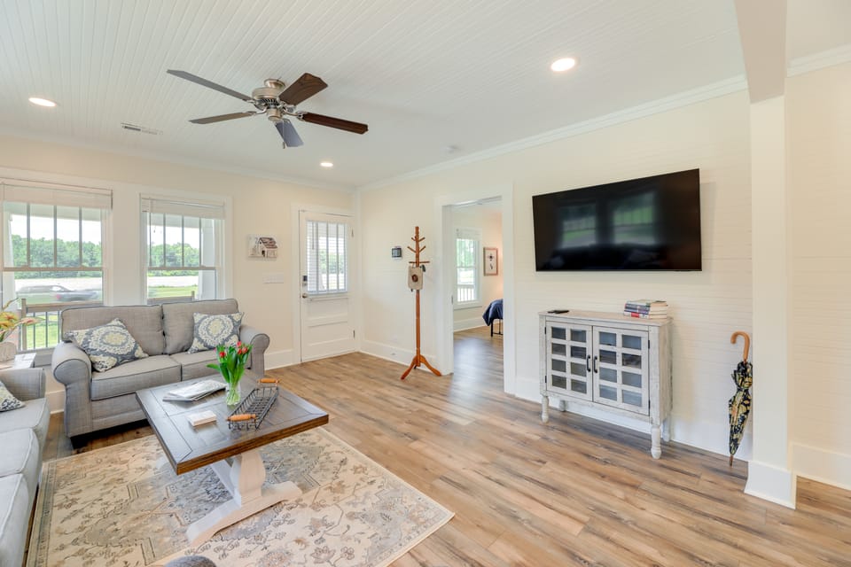 New Bern Vacation Rental on Farm w/ Fire Pit! House in North Carolina
