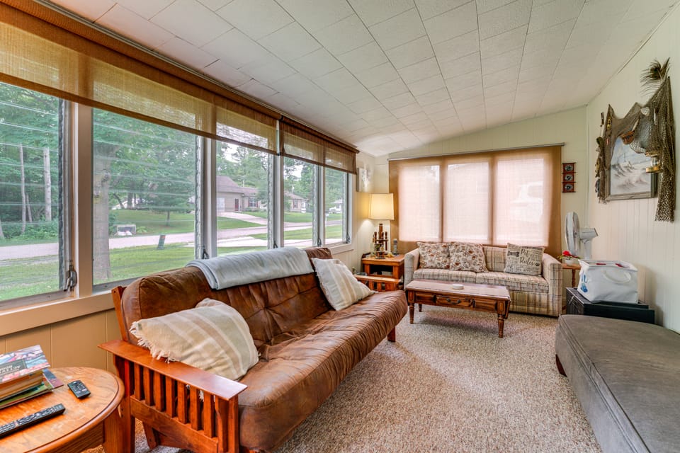 Walk to Lake Huron: Pet-Friendly Caseville Cottage Cottage in Michigan